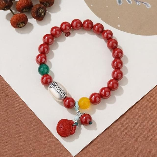 【米蘭精品】情人節禮物 現貨+預購 硃砂手鍊朱砂手串手珠平安擋煞防小人轉運淨化招財開運-8mm純銀錢多多瑪瑙女飾品74fq27