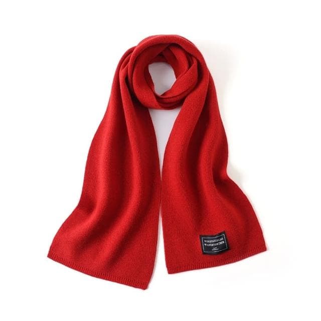 【米蘭精品】現貨秒發 羊毛圍巾披肩純色簡約百搭保暖男女配件11色74hl1