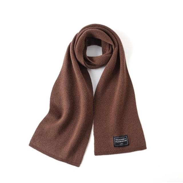 【米蘭精品】現貨秒發 羊毛圍巾披肩純色簡約百搭保暖男女配件11色74hl1