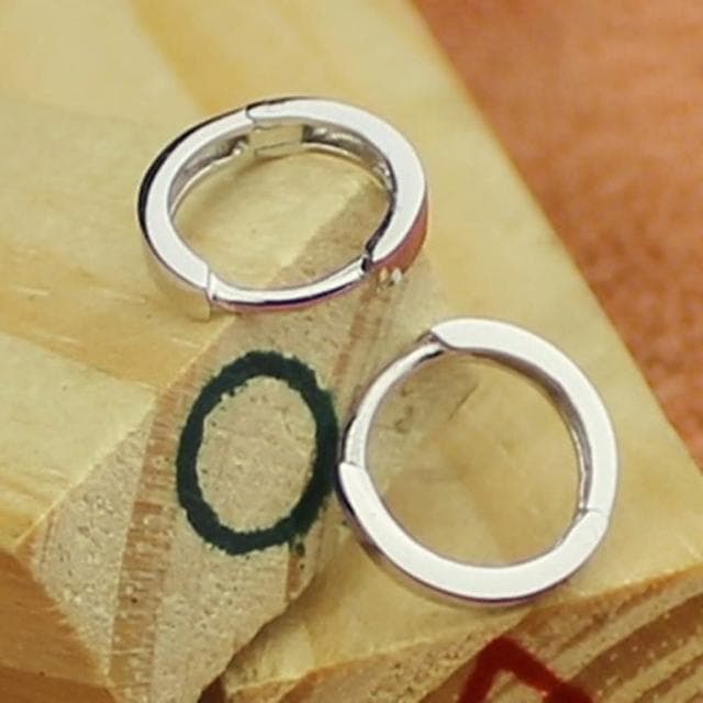 【米蘭精品】現貨+預購 耳環流行銀飾品耳針式耳飾簡約百搭小圈圈時尚情人節生日禮物聖誕節交換禮物首選73ag109