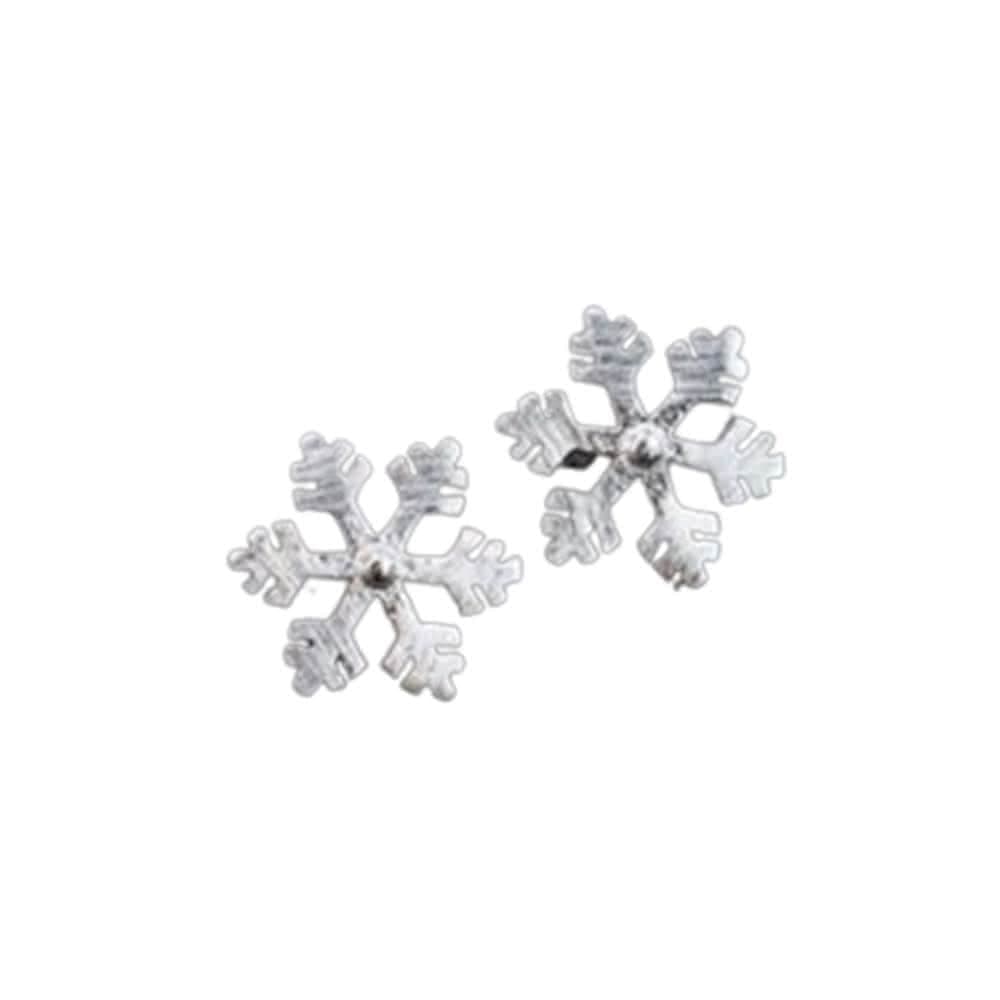 【米蘭精品】現貨+預購 耳環流行銀飾品耳針式耳飾時尚氣質精美雪花情人節生日禮物聖誕節交換禮物首選73ag314