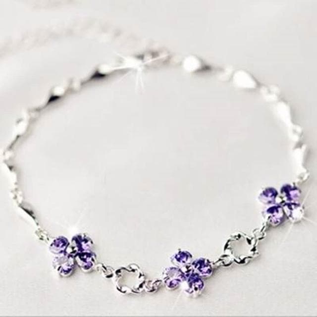 【米蘭精品】現貨+預購 手鍊流行銀飾品獨特時尚優雅四葉草風格母親節生日情人節聖誕節交換禮物2色73z9