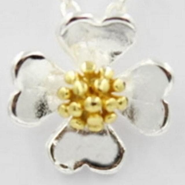 【米蘭精品】現貨+預購 項鍊銀飾品四葉草太陽花造型迷人唯美流行母親節生日情人節聖誕節交換禮物73y41