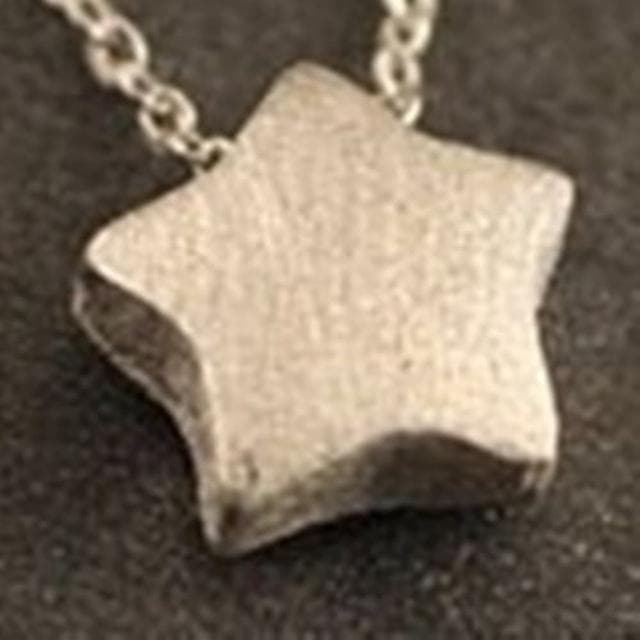 【米蘭精品】現貨+預購 項鍊銀飾品星星造型可愛時尚百搭母親節生日情人節聖誕節交換禮物73y55