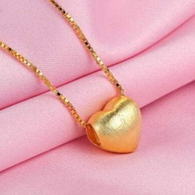 【米蘭精品】現貨+預購 愛心項鍊流行銀飾品百搭精美精緻母親節生日情人節聖誕節交換禮物73v142