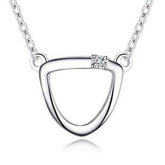 【米蘭精品】現貨+預購 文字項鍊流行銀飾品D創意簡單母親節生日情人節聖誕節交換禮物73v156