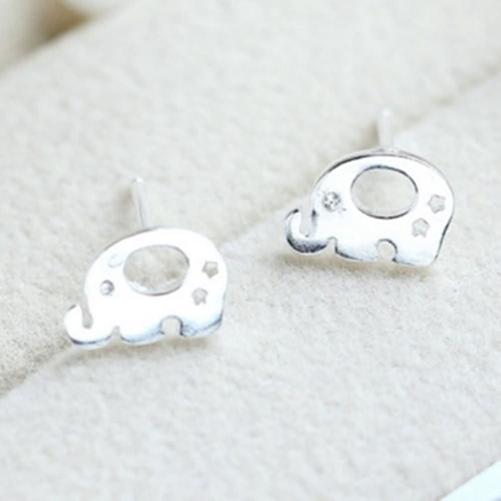 【米蘭精品】現貨+預購 耳環流行銀飾品精緻可愛動物母親節情人節生日聖誕節交換禮物73al6