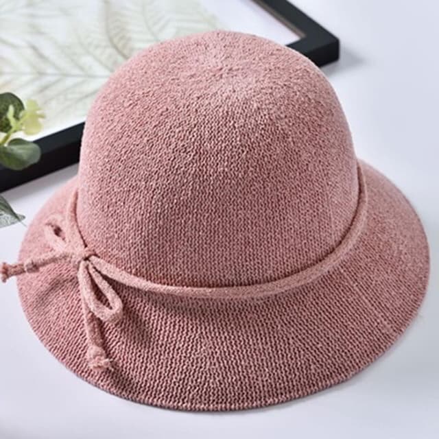【米蘭精品】現貨+預購 草帽防曬遮陽漁夫帽純色百搭夏季時尚女帽子母親節禮物6色73rp72