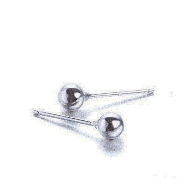 【米蘭精品】現貨+預購 925純銀耳環耳飾簡約時尚圓珠造型情人節生日聖誕節交換禮物女飾品73dy22