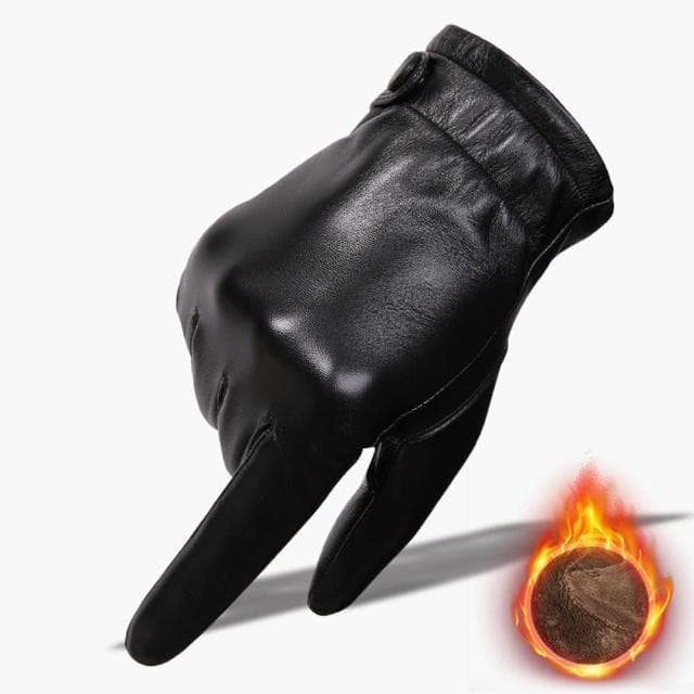 【米蘭精品】現貨+預購 觸控手套真皮手套山羊皮加絨保暖防風男手套情人節生日聖誕節交換禮物2色74br18