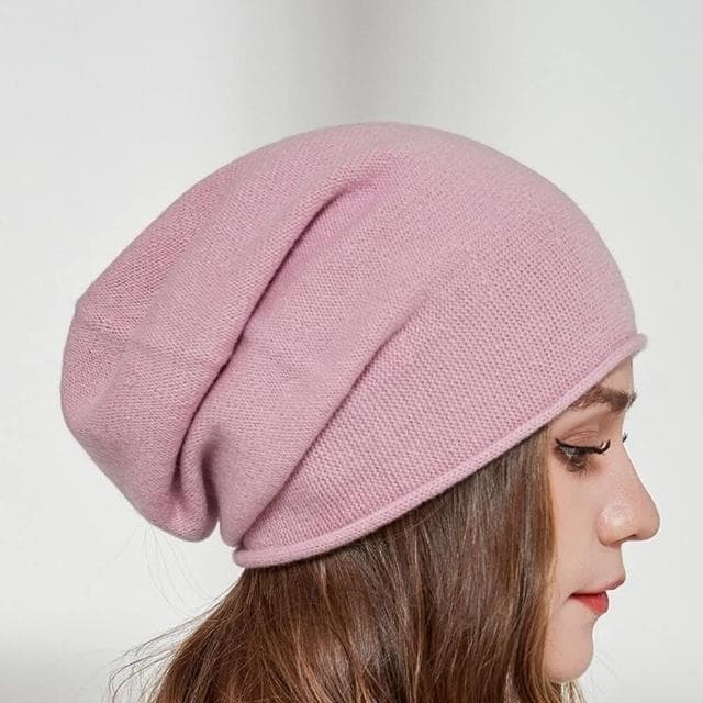 【米蘭精品】現貨+預購 針織毛帽羊毛帽-保暖捲邊帽簷純色堆堆帽女帽子生日情人節禮物74bt4