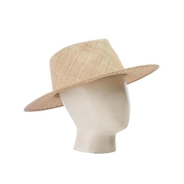 【米蘭精品】現貨+預購 草帽防曬爵士帽輕便簡約寬簷春夏男帽子情人節生日聖誕節交換禮物74bw32