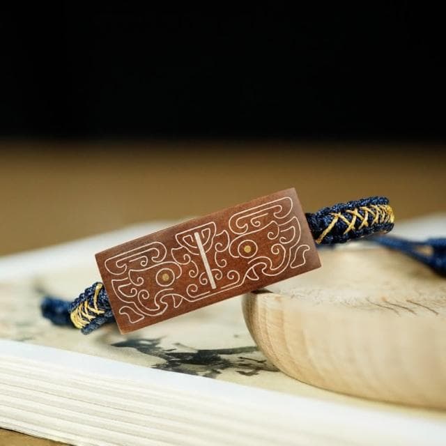 【米蘭精品】情人節禮物 現貨+預購 編織手鍊道家手繩手珠平安擋煞防小人轉運淨化招財開運-棗木黑檀鑲銀饕餮男女飾品8款74if3