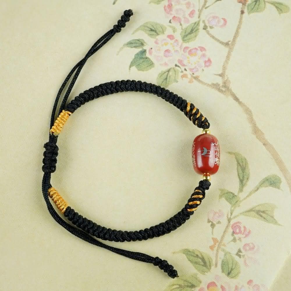 【米蘭精品】情人節禮物 現貨+預購 編織手鍊道家手繩手珠平安擋煞防小人轉運淨化招財開運-硃砂轉運珠鑲銀桶珠男女飾品74if74
