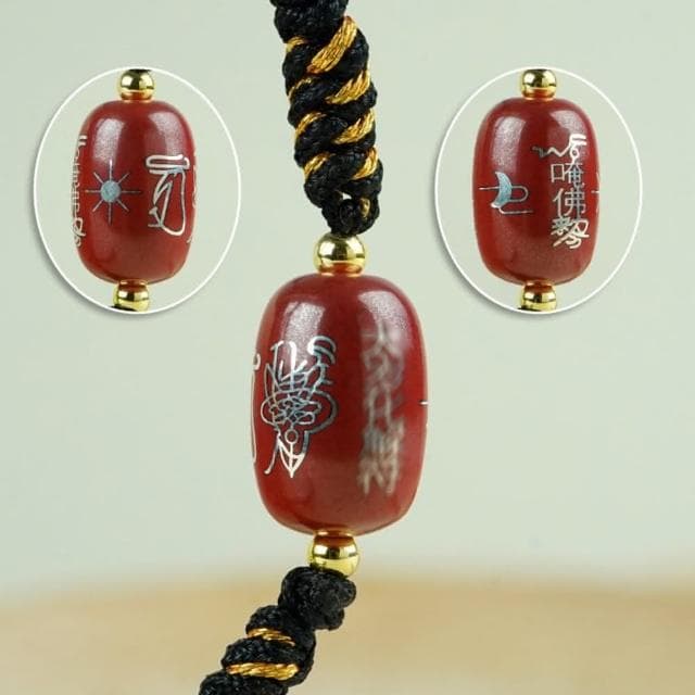 【米蘭精品】情人節禮物 現貨+預購 編織手鍊道家手繩手珠平安擋煞防小人轉運淨化招財開運-硃砂轉運珠鑲銀桶珠男女飾品74if74