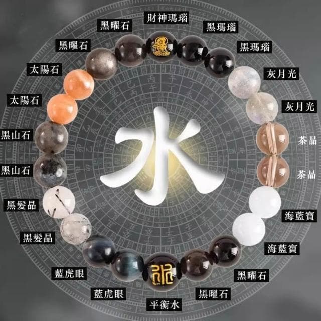 【米蘭精品】情人節禮物 現貨+預購 水晶手鍊串珠手繩手珠平安擋煞防小人轉運淨化招財開運-8/10mm五行天然多寶水晶男女飾品10款74ki39