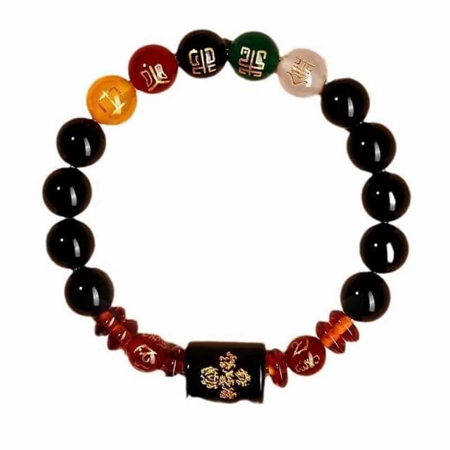 【米蘭精品】情人節禮物 現貨+預購 水晶手鍊串珠手繩手珠平安擋煞防小人轉運淨化招財開運-五行多寶瑪瑙10mm女飾品74kj32