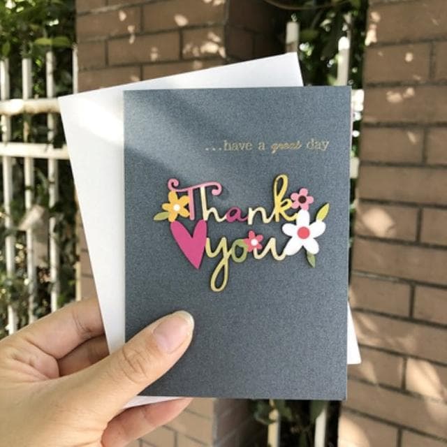 田園風情祝賀卡片生日卡片 溫馨小卡片 感謝卡 立體圖案 小信封  節日祝福 小卡 感謝卡片