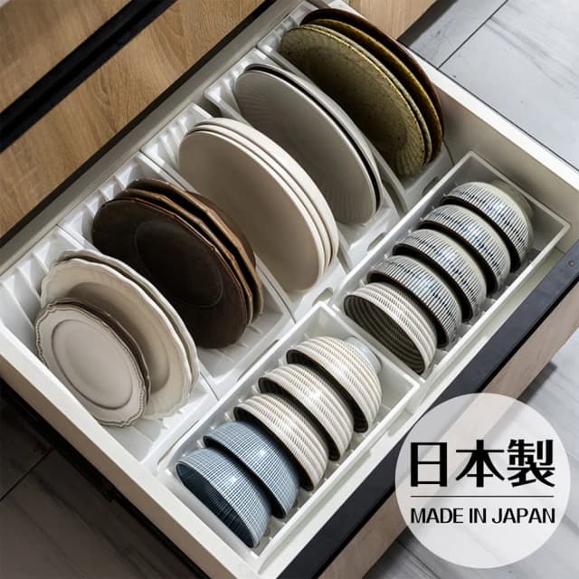 【NAKAYA】日本製 NAKAYA 碗盤收納架(碗公收納架 碗盤架 盤子置物架 碟架 盤架 碗架 廚房收納架 餐具收納)