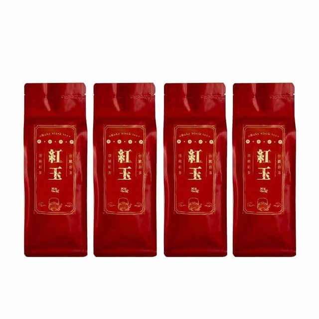 【茶好玩】紅玉紅茶品選組 日月潭魚池台茶18號茶葉150gX4包(共1斤;台灣獨有特殊種;全發酵;輕焙火;全手採)