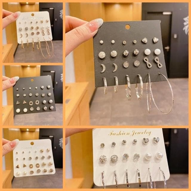 【紅色神奇星球】多件組 超值組 純銀耳針 耳棒 墜式耳環 925耳環 純銀耳環小球星星女生配件 925銀 素銀耳針簡
