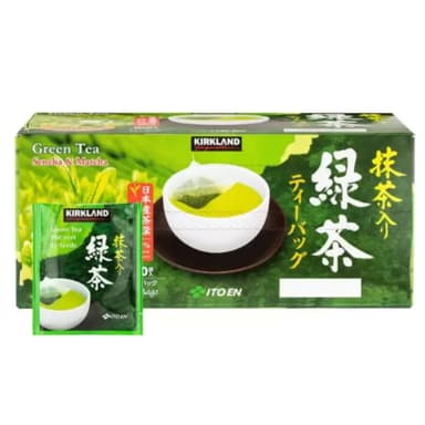 【Kirkland Signature 科克蘭】日式綠茶茶包 100入 伊藤園代工 立體茶包 冷泡 熱泡 日式 綠茶 日式綠茶 茶包 綠茶茶包