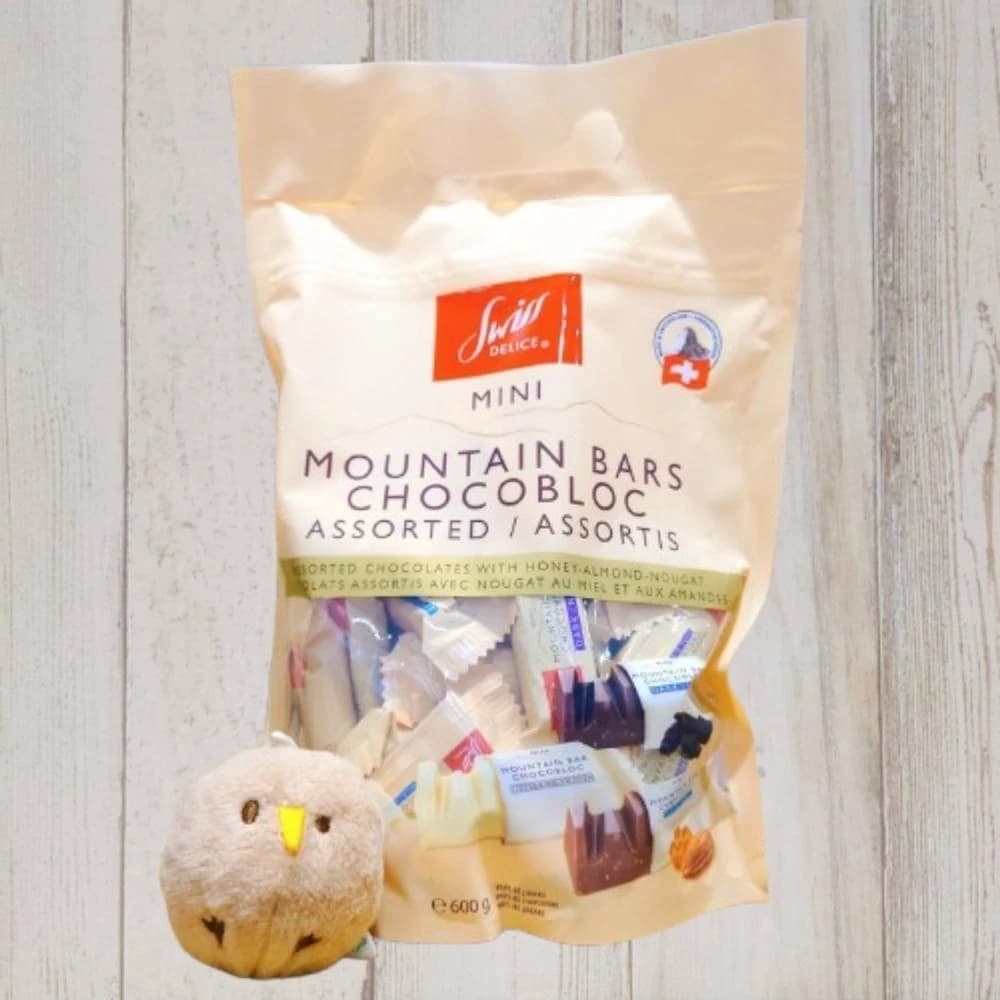 瑞士 Swiss 綜合三角巧克力 600公克 蜂蜜 杏仁 牛軋糖 綜合巧克力 牛奶 黑巧克力 三角