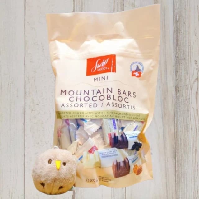 瑞士 Swiss 綜合三角巧克力 600公克 蜂蜜 杏仁 牛軋糖 綜合巧克力 牛奶 黑巧克力 三角