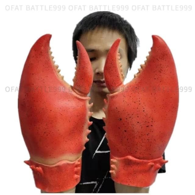 創意禮物🦀台灣出貨 螃蟹手套 交換禮物 螃蟹娃娃 惡搞禮物 地獄禮物 搞笑禮物 尾牙變裝 創意禮品  HT127