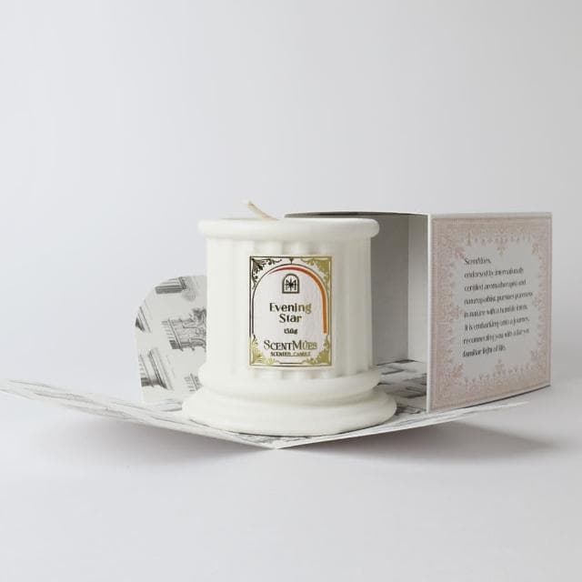 【ScentMues 森繆斯】Mucha晚星 精油香氛大豆蠟燭 150g 層次東方調(慕夏 月與星辰系列)