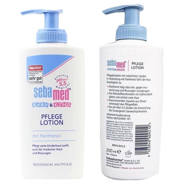 施巴 Sebamed 嬰兒潤膚乳液 200ml 金盞花植萃乳液 PH5.5 聖約翰花 按壓式 寶寶乳液 嬰兒護膚乳液