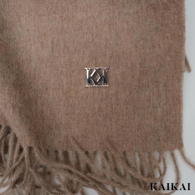 【KAI KAI】純羊毛素色圍巾(男款/女款 保暖不掉毛 披肩/毯子 百搭大圍巾)