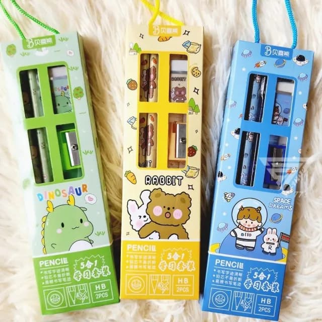 『可愛文具套裝禮盒/6款可選』兒童生日禮物 幼兒園開學小禮品 學生獎品 創意獎勵 幼兒園分享禮