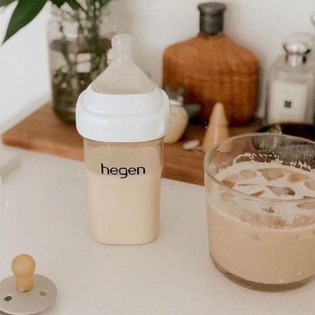 【hegen】金色奇蹟PPSU多功能方圓型寬口奶瓶240ml(雙瓶組/嫣粉/漾紫/沁藍)