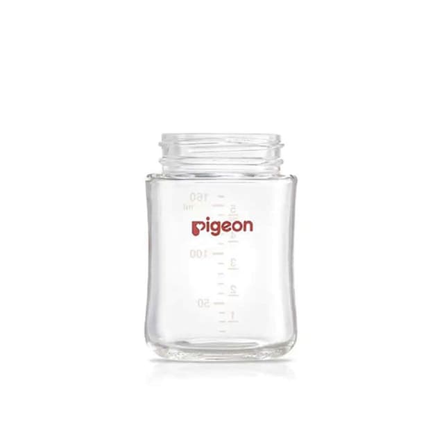 【Pigeon 貝親】第三代寬口玻璃素色空瓶160ml(玻璃空瓶)