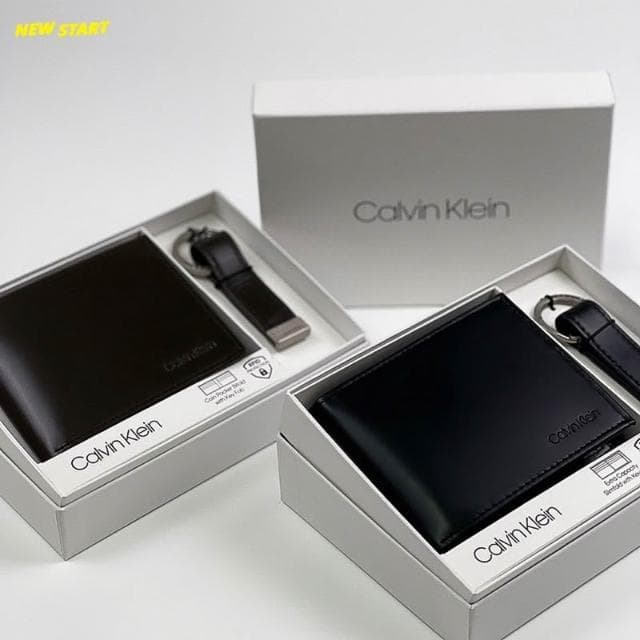 【Calvin Klein】New START精品服飾-員林 現貨免運 Calvin Klein CK 多卡層/零錢袋 男生短夾 禮盒 短夾 錢包