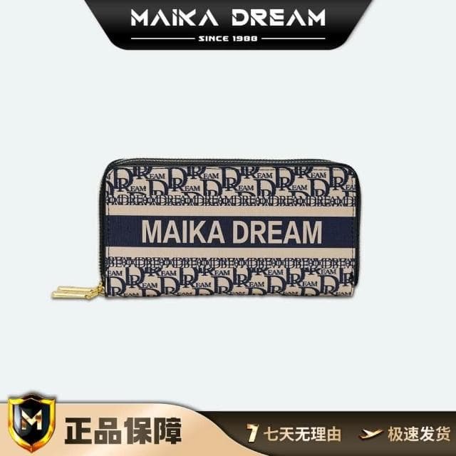 【MK】MAIKA DREAM新款真皮長款卡包 大容量多卡位雙層零錢包