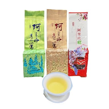 【清山茶廠】春茶暢銷三款烘焙阿里山烏龍茶高山手採茶葉150g/包