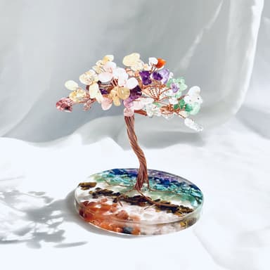 【Islanders Life 島人手作】希望之樹 水晶樹燈禮盒組 招財智慧幸福和諧(聖誕禮物 交換禮物 情人節禮物 生日禮物)