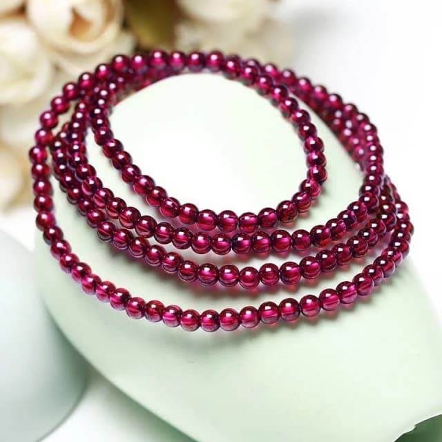 【Paiya 派亞】紫牙烏石榴石多圈手鏈女款飾品禮物送禮好物/交換禮物