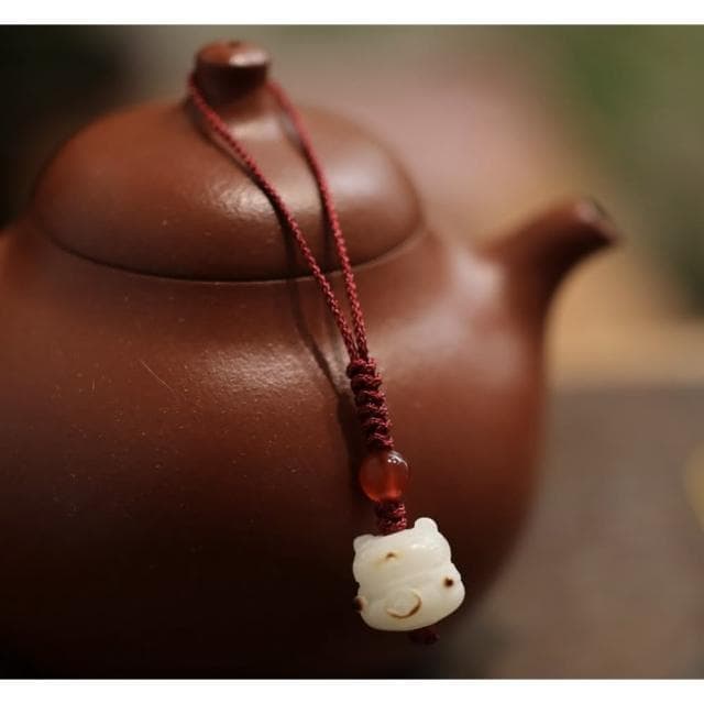 【Paiya 派亞】炭燒貓爪貓咪菩提根手鏈女白玉菩提子貓咪奶豆小貓流蘇款手持送禮好物/交換禮物