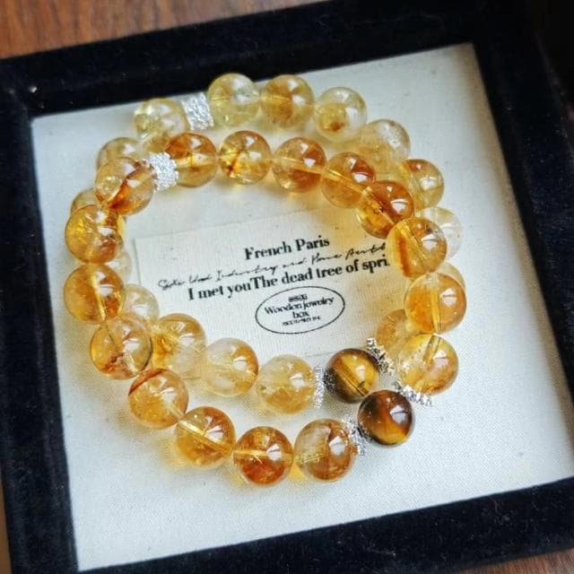 【Paiya 派亞】黃塔晶水晶虎眼石手鏈能量水晶增好運手串送禮好物/交換禮物