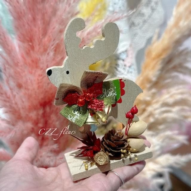 療癒聖誕麋鹿及造型小熊毛巾禮盒（交換禮物/聖誕禮物/生日禮物）