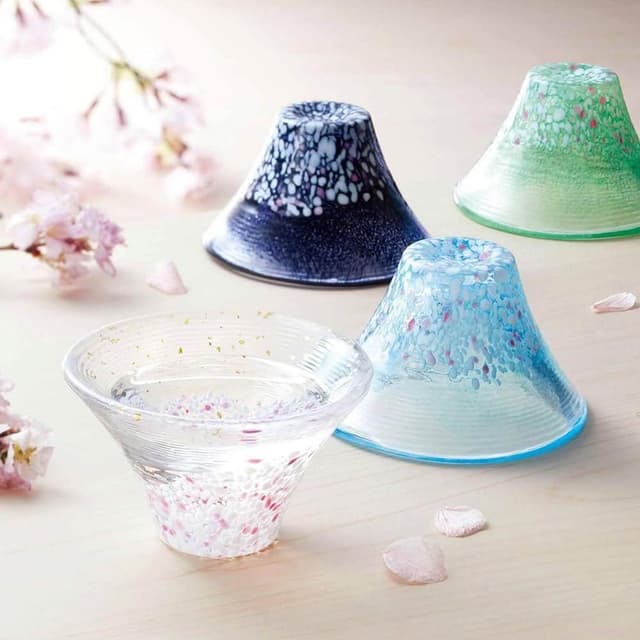 【TOYO SASAKI】日本東洋佐佐木 日本製櫻花富士山清酒杯/招福酒器-多款可選 (入厝送禮/喬遷禮/結婚賀禮)