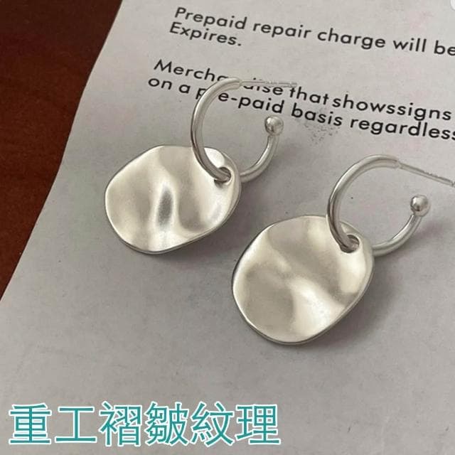【HaNA 梨花】韓國東大門現貨採購．925銀針C型問號珍珠耳環 現+預