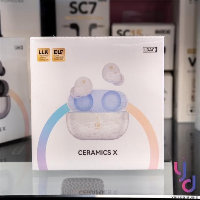 弱水時砂 Roseselsa 琉璃 Ceramics X 真無線 藍牙 耳機 降噪 三色可選 公司貨 一年保(ceramics x 藍芽 耳機)
