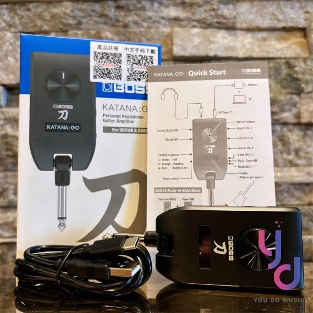 【BOSS】BOSS KATANA GO 隨身型 電 木 吉他 口袋音箱 藍牙 APP 錄音介面 公司貨