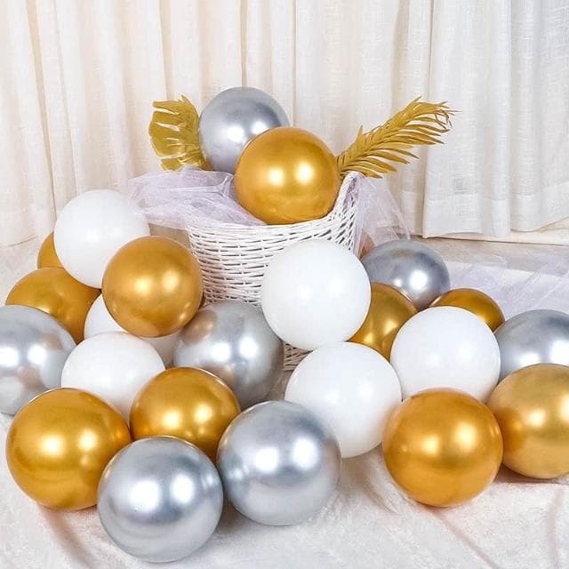 12H快速出貨 (氣球快易送) 10吋 金屬圓球 網紅 熱銷款 金屬球 生日派對 結婚 情人節 告白 氣球 金屬氣球