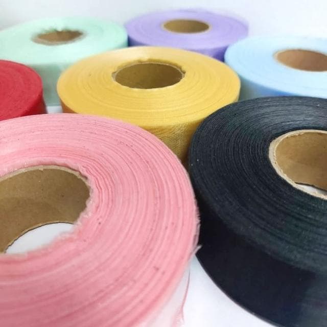 12H快速出貨 (氣球快易送)  25碼 整捲3公分 雪紗緞帶  禮物包裝 裝飾 絲帶 緞帶 真珠紗 珍珠紗