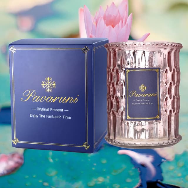 【Pavaruni】美國原創彼岸蓮花香薰蠟燭禮盒100種香味大豆植物蠟燭香氛蠟燭送禮禮品生日(香薰蠟燭香氛蠟燭)